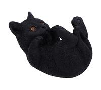 Nemesis Now Familiar Helper 12.5cm, Resin, Black, Cat Figure, Black Cat Ornament, Collectable Cat Giftware, Cast in the Finest Resin, Expertly Hand-Painted, 8.5cm, U6694A24