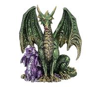 Nemesis Now Fearsome Guide Dragon Figurine, Green, 17.7cm