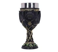Nemesis Now Feline Fang Goblet, Black, 17.3cm