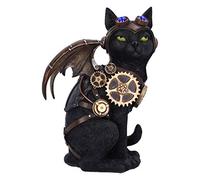 Nemesis Now Feline Flight 22.7cm Steampunk Black Cat Pilot Figurine, D5415T1