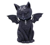 Nemesis Now Figurine Decor, Detailed Hand-Painted Polyresin, Black - Malpuss Winged Gothic Satanic Cat