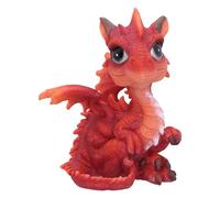 Nemesis Now Fire Dragonling Figurine 12cm, Resin, Red, Baby Dragon Figure, Red Dragonling Figurine, Collectable Dragon Giftware, Cast in the Finest Resin, Expertly Hand-Painted