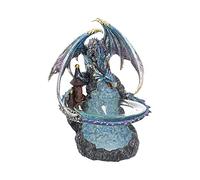 Nemesis Now Flame Saviour Dragon Oil Burner, Blue, 24cm