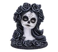 Flor de Muerte Tea Light Holder, Candle Holder, 12 x 12 x 14 cm, 0.3 kg