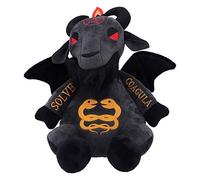 Nemesis Now Fluffy Fiends Baphomet Cuddly Plush Toy 22cm, Black