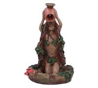 Nemesis Now Forest Maiden Backflow Incense Burner 12.5cm, Resin, Tree Spirit Backflow Incense Cone Burner, Tree Spirit Home Décor, Cast in the Finest Resin, Expertly Hand-Painted