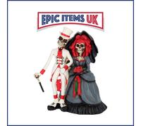 Nemesis Now Forever By Your Side Figurine Skeleton Wedding Bride Groom 14cm