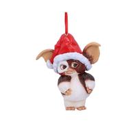 Nemesis Now Gremlins Gizmo in Santa Hat Hanging Festive Decorative Ornament, Red, 10.5cm
