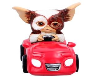 Nemesis Now Gremlins Gizmo Joy Ride Figurine - Officially Licensed Hand Painted Resin Collectible, Red Car Scene, 6.7cm