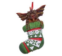 Nemesis Now Gremlins Mohawk in Stocking Hanging Festive Decorative Ornament 12cm, Resin, Green, Officially Licensed Harry Potter Merchandise, Cast in the Finest Resin, Expertly Hand-Painted