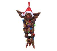 Nemesis Now Gremlins Mowhawk in Fairy Lights Hanging Festive Decorative Ornament, Brown, Christmas