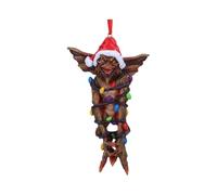 Nemesis Now Gremlins Mowhawk in Fairy Lights Hanging Festive Decorative Ornament, Brown, Christmas
