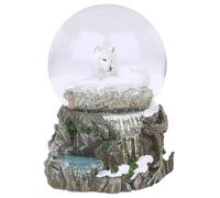 Nemesis Now Guardian of the North Snow Globe,Grey (LP) 14.5cm