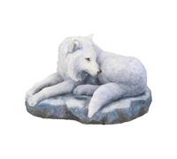 Nemesis Now Guardian of the North Wolf Figurine by Lisa Parker Snowy Wolf Orname