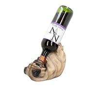 Nemesis Now Guzzlers Pug Wine Bottle Holder 21cm Fawn