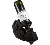 Nemesis Now Guzzlers Staffordshire Bull Terrier Wine Bottle Holder 20cm Black