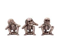 Nemesis Now Halloween Three Wise Skeletons Ornaments