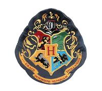 Nemesis Now Harry Potter Hogwarts Crest Cushion, Black, 40cm