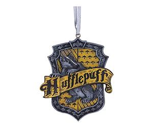 Nemesis Now Harry Potter Hufflepuff Crest Hanging Ornament, Yellow, 8cm