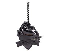 Nemesis Now Harry Potter Hufflepuff Crest (Silver) Hanging Ornament 5.8cm, Resin, Officially Licensed Harry Potter Merchandise, Requires Sturdy Hanging Place, Cast in the Finest Resin, Hand-Painted