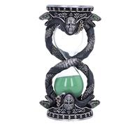 Nemesis Now Harry Potter Lord Voldemort Sand Timer, Resin, Silver, 18.5cm | Officially Licensed Harry Potter Merchandise, Fantasy Films Collectible