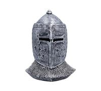 Nemesis Now Helm Figurine 13.2cm - Knight Helmet Fantasy Ornament (Brave)