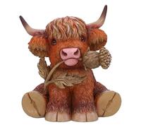 Nemesis Now Highland Thistle Highland Thistle Cow Figurine, Resin, Brown, Cast in the Finest Resin, Expertly Hand-Painted