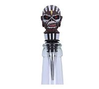 Nemesis Now Bottle Stopper – Officially Licensed Iron Maiden Book of Souls – Silver 10cm