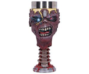Nemesis Now Iron Maiden Can I Play with Madness Goblet - Official Licensed Eddie 3D Sculpted Resin Chalice with Stainless Steel Insert, Collectible