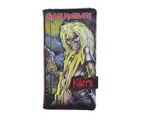 Nemesis Now Iron Maiden Killers Embossed Purse, 18.5cm, Polyurethane, Black, Officially Licensed Iron Maiden Merchandise