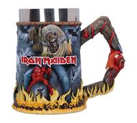 Nemesis Now Tankard - Iron Maiden The Number of the Beast - Resin, Stainless Insert - 16 cm