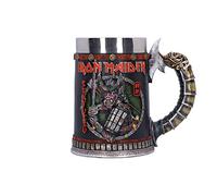 Nemesis Now Iron Maiden Senjutsu Tankard 15.5cm, Resin, Grey, Officially Licensed Iron Maiden Merchandise, Includes Removable Insert, Cast in The Finest Resin, Expertly Hand-Painted
