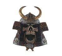 Nemesis Now Kabuto Skull 26.6cm Wall Plaque, Resin, Ivory, One Size
