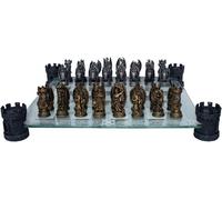 Nemesis Now Kingdom Of The Dragon Chess Set 43cm Bronze