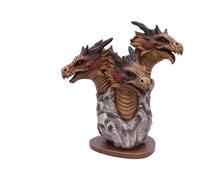 Nemesis Now Legend of the Ghidorah 30cm, Resin, Brown, Three-Headed Dragon Figurine, Three Dragon Heads Ornament, Collectable Dragon Giftware, Cast in the Finest Resin, Expertly Hand-Painted