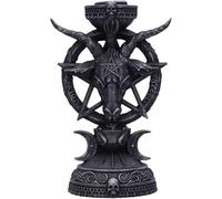 Nemesis Now Light of Baphomet Candle Holder 15.5cm, Black