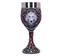 Nemesis Now Lisa Parker Guardian of The Fall White Autumn Wolf Goblet