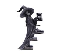 Nemesis Now Little Souls - Luna Figurine 15cm, Resin, Black, Witch Ghost with Books Figurine, Cast in the Finest Resin, Expertly Hand-Painted