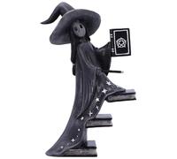 Nemesis Now Little Souls Collection Witchy Decor - Witch Figurine for Mystical Home Décor - Cast in The Finest Resin, Expertly Hand-Painted - 15 cm Luna