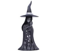 Nemesis Now Little Souls Collection Witchy Decor - Witch Figurine for Mystical Home Décor - Cast in The Finest Resin, Expertly Hand-Painted - Aura