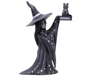 Nemesis Now Little Souls Collection Witchy Decor - Witch Figurine for Mystical Home Décor - Cast in The Finest Resin, Expertly Hand-Painted - Shimmer