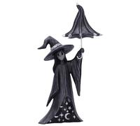 Nemesis Now Little Souls, Twinkle Figurine 18cm, Resin, Black, Witch Ghost