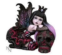 Nemesis Now Lolita Fairy Figurine, Black, 12cm