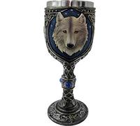 Nemesis Now Lone Wolf Goblet 19.5cm, Blue, 1 Count (Pack of 1)