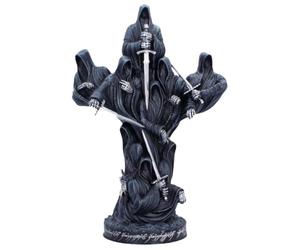 Nemesis Now Lord of the Rings Ringwraiths of Middle-earth Sculpture - Officially Licensed Hand Painted Multi-Figure Gothic Polyresin Collectible, 34.7cm