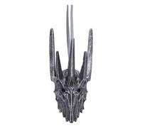 Nemesis Now Lord of the Rings Sauron Helm Hanging Ornament 10cm, Silver | Resin, Sauron Helmet Hanging Decoration, Lord of the Rings Home Decor, Expertly Hand-Painted