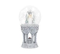 Nemesis Now Love Remains Snowglobe Anne Stokes 18.5cm, Resin, Glass, Water, Ivory