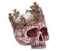Nemesis Now Macbeth Skull Figurine 15cm, Resin, Natural, Macbeth Skull Ornament, Gothic Décor, Cast in the Finest Resin, Expertly Hand-Painted, Beige