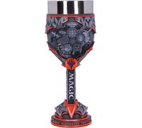 Nemesis Now Magic The Gathering Five Colour Wheel Goblet, Stainless Steel, Grey,