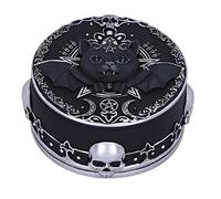 Nemesis Now Malpuss Trinket Box, Black, 10.8cm